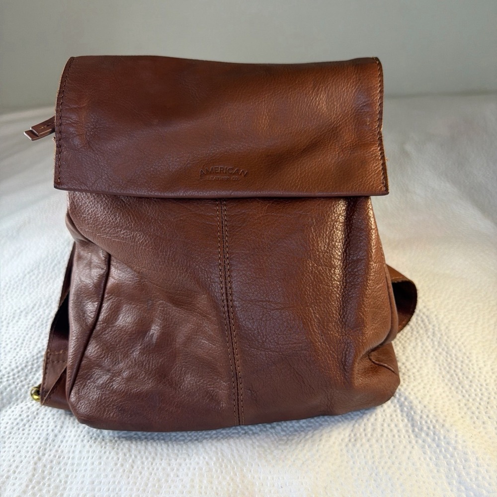 American Leather Soft Leather Medium Backpack – Free Shipping
